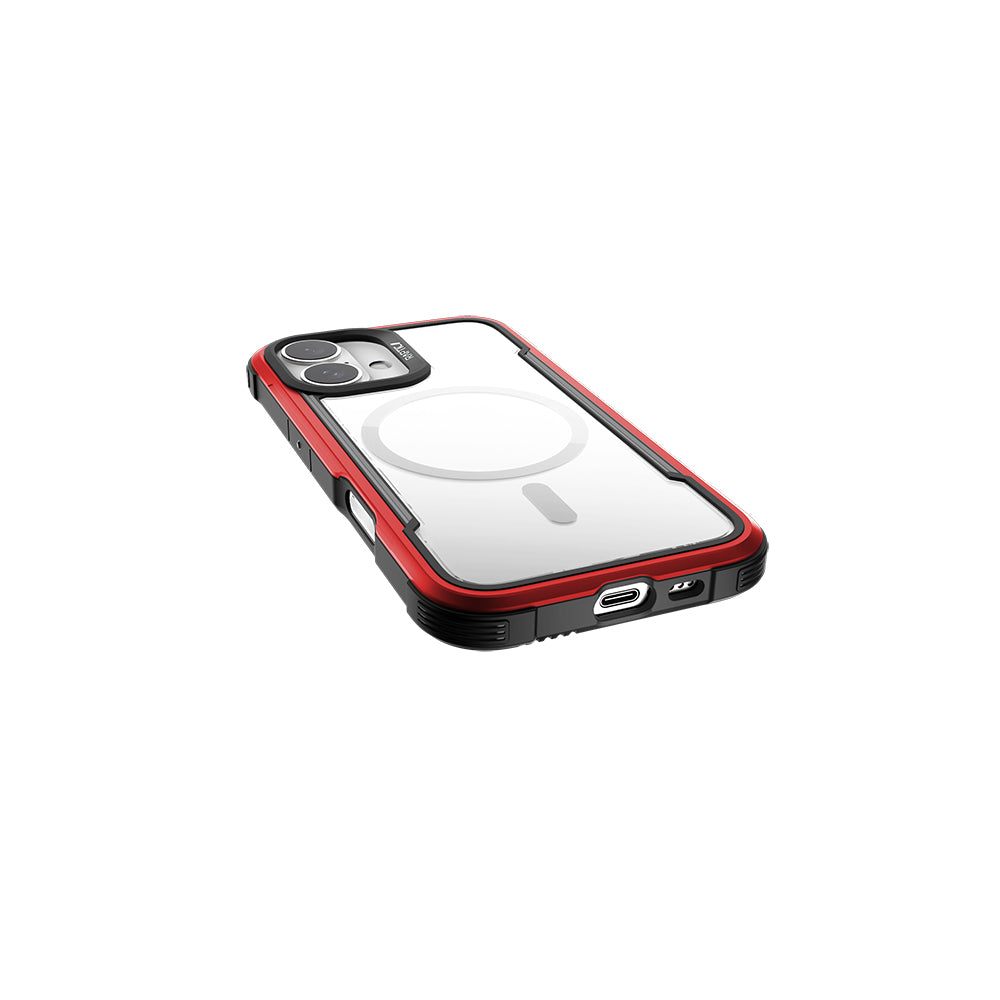 iPhone 16 Kılıf M-safe Şarj Özellikli Airbagli Raptic Shield Serisi Şeffaf Arka Yüzey Kılıf