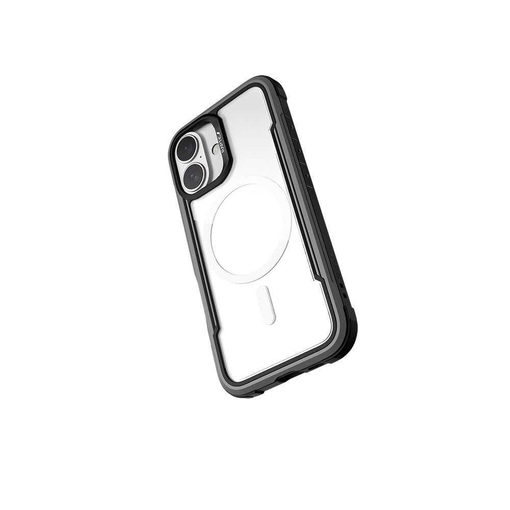 iPhone 16 Kılıf M-safe Şarj Özellikli Airbagli Raptic Shield Serisi Şeffaf Arka Yüzey Kılıf