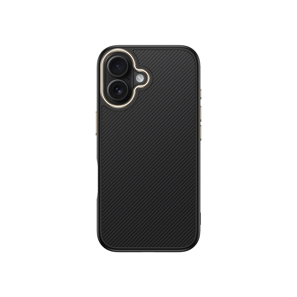iPhone 16 Kılıf M-safe Şarj Özellikli Karbon Fiber Görünümlü Zore Antina Kılıf