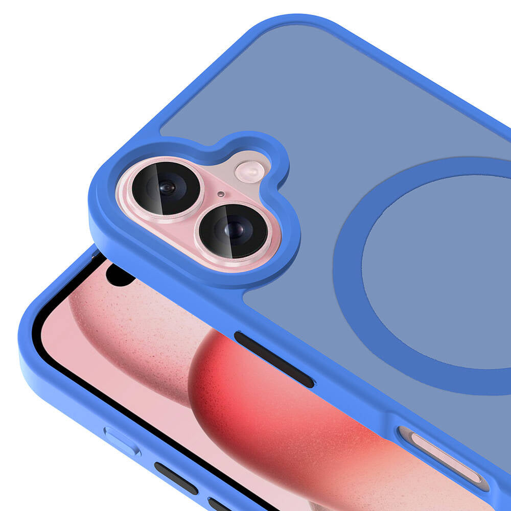 iPhone 16 Kılıf M-safe Şarj Özellikli Mat Arka Yüzey Zore Sio Kılıf