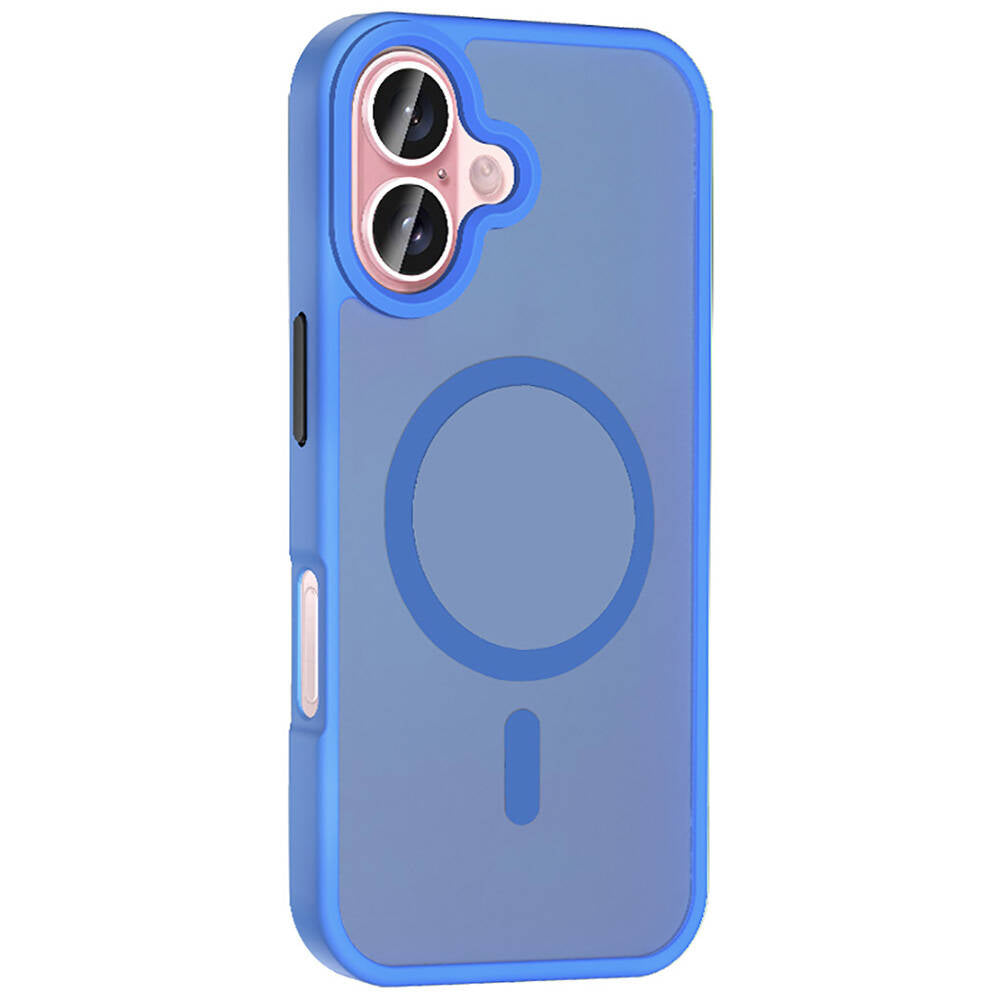 iPhone 16 Kılıf M-safe Şarj Özellikli Mat Arka Yüzey Zore Sio Kılıf