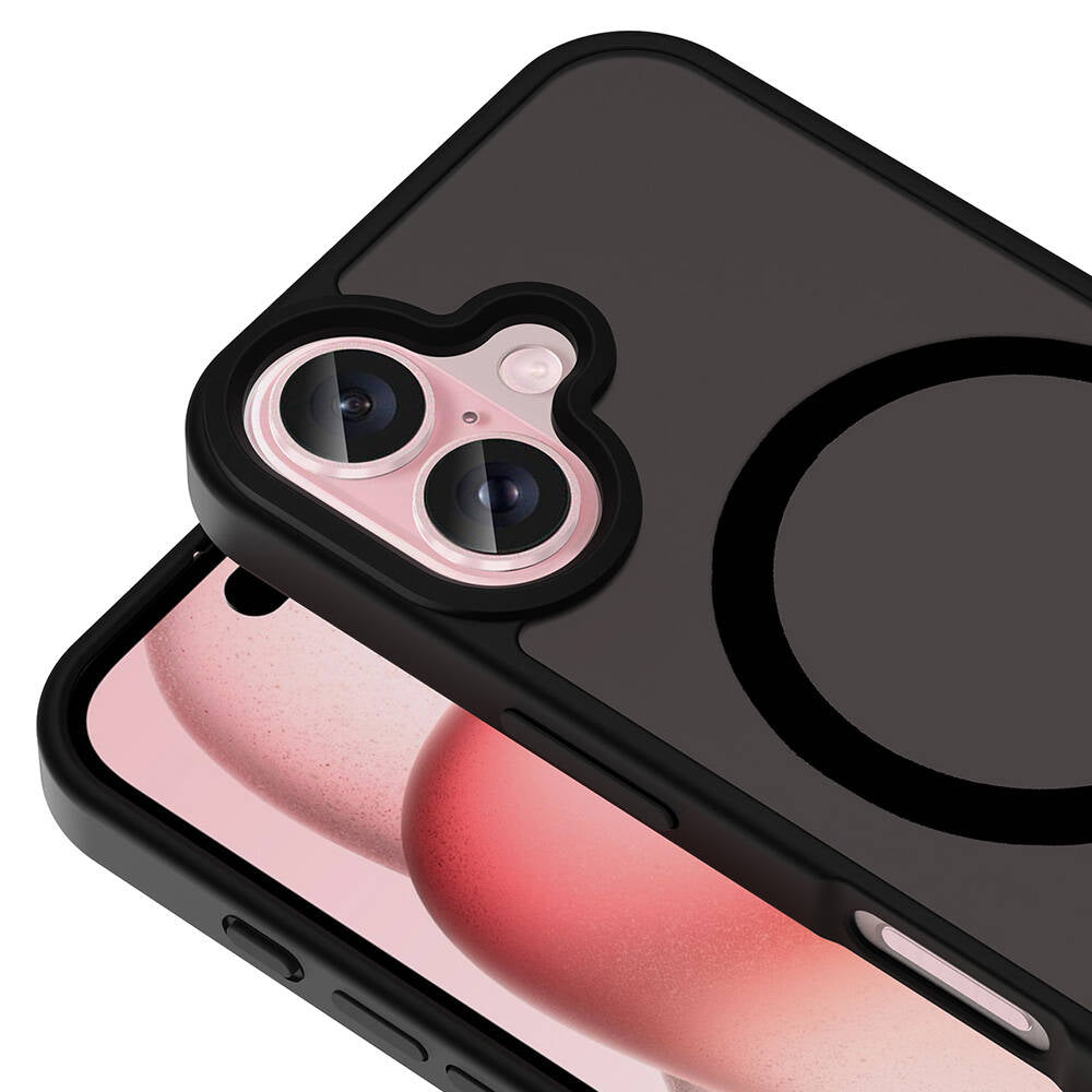 iPhone 16 Kılıf M-safe Şarj Özellikli Mat Arka Yüzey Zore Sio Kılıf