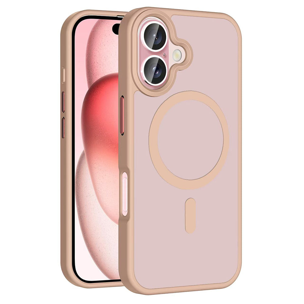 iPhone 16 Kılıf M-safe Şarj Özellikli Mat Arka Yüzey Zore Sio Kılıf