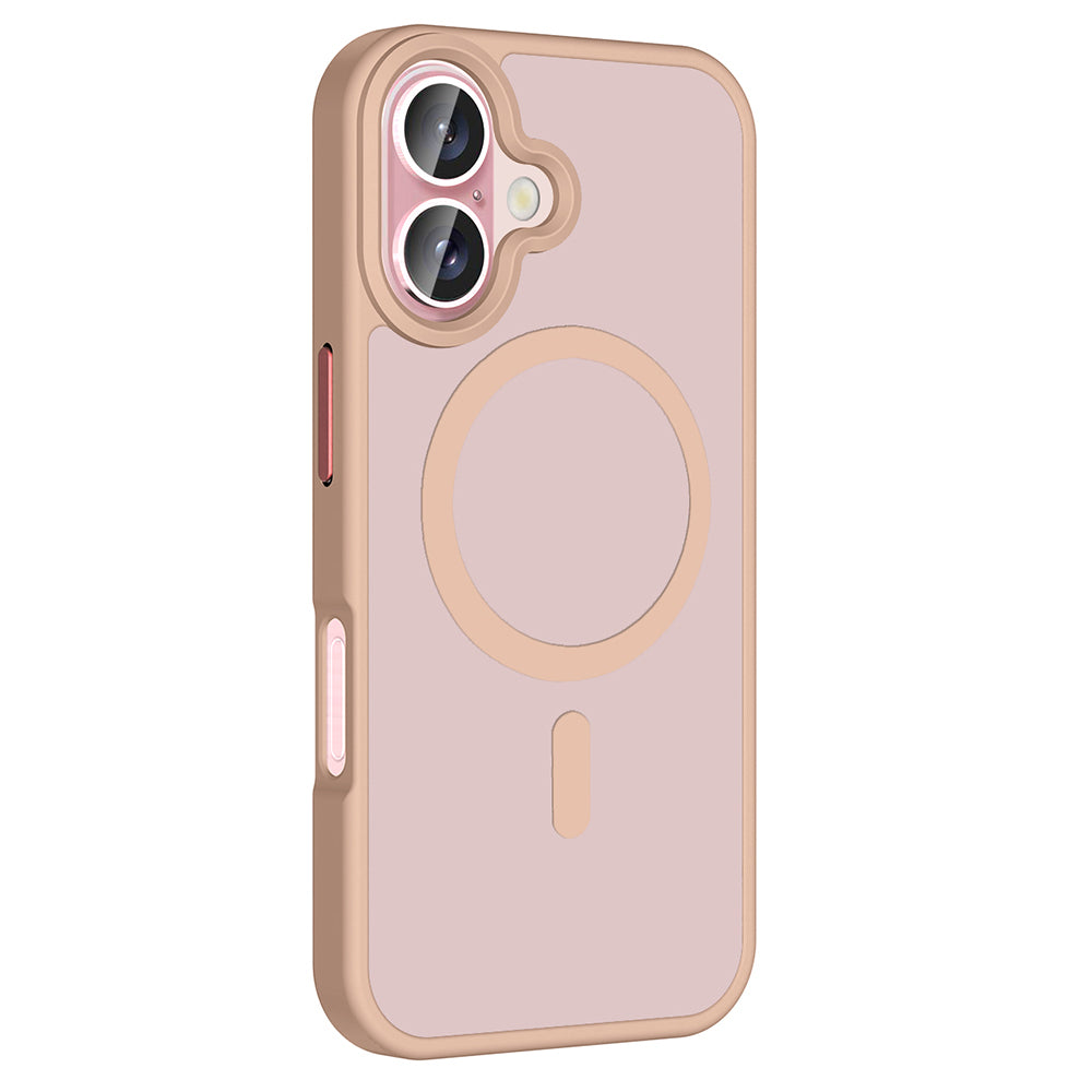 iPhone 16 Kılıf M-safe Şarj Özellikli Mat Arka Yüzey Zore Sio Kılıf