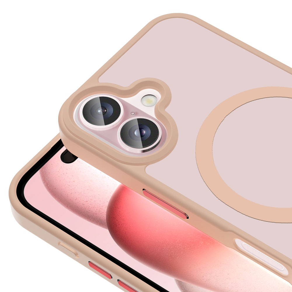 iPhone 16 Kılıf M-safe Şarj Özellikli Mat Arka Yüzey Zore Sio Kılıf
