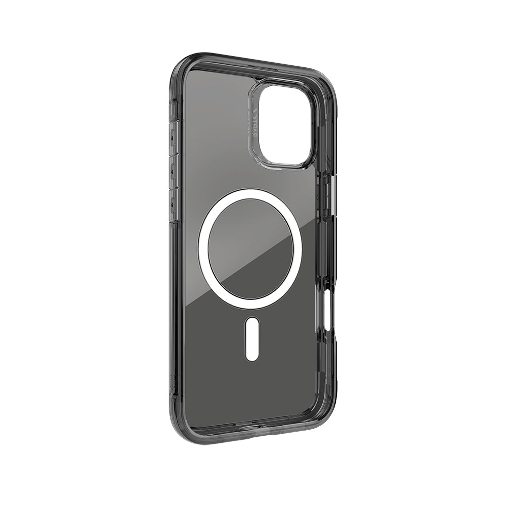 iPhone 16 Kılıf M-safe Şarj Özellikli Raptic Air Serisi Airbag Tasarımlı Metal Köşelikli Şeffaf Kılıf