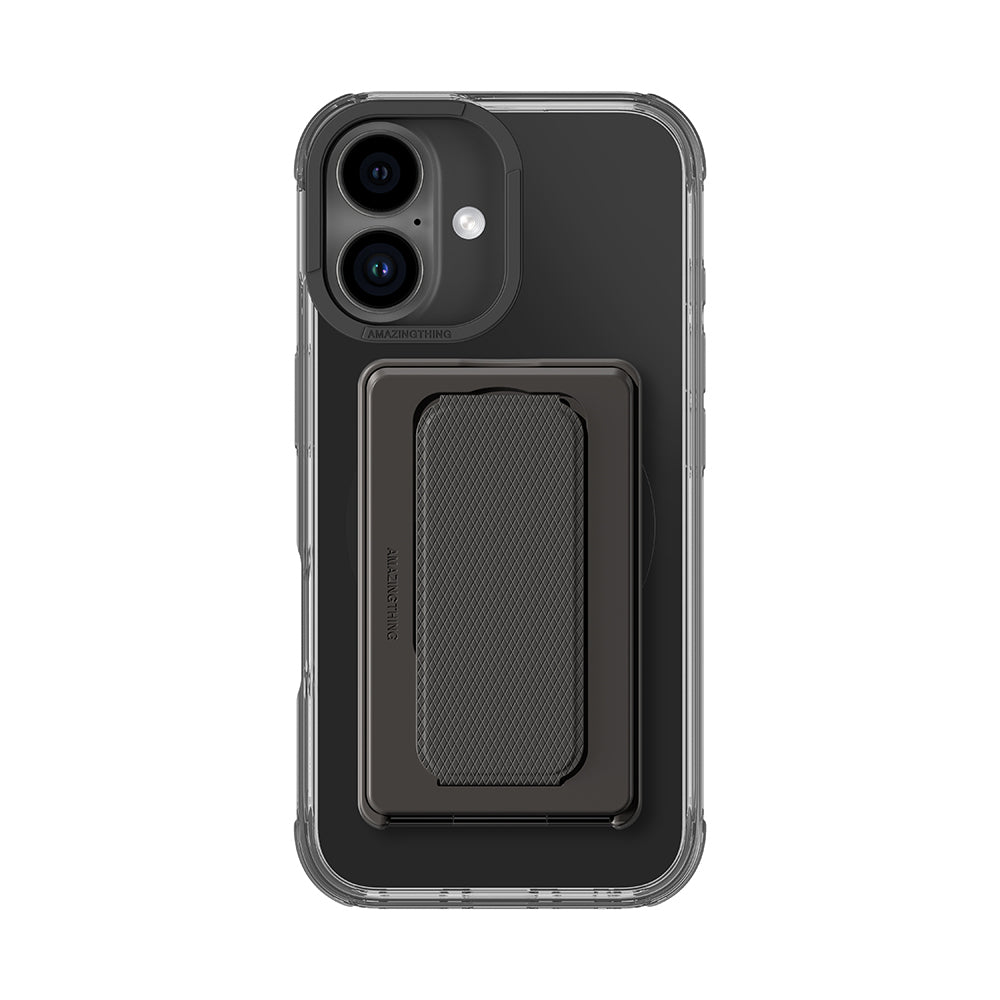 iPhone 16 Kılıf M-safe Şarj Özellikli Standlı Set Amazingthing Omni Adventure Serisi Kılıf