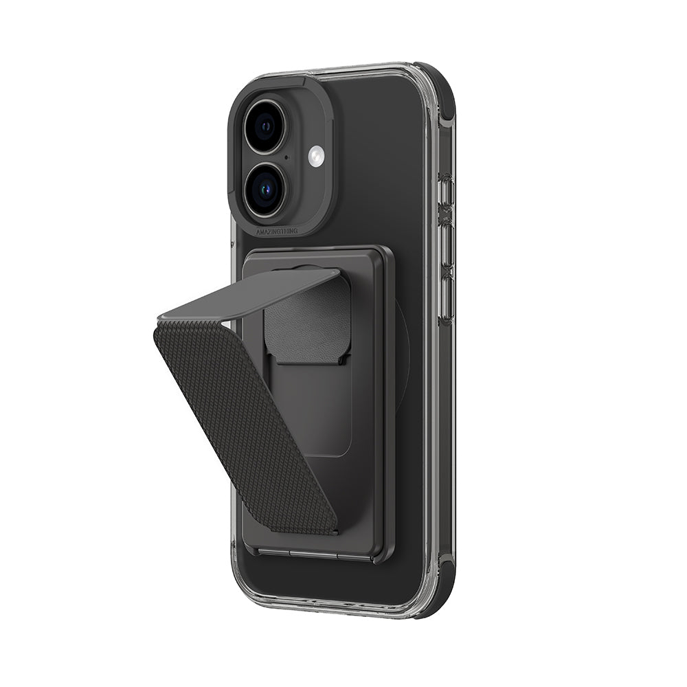 iPhone 16 Kılıf M-safe Şarj Özellikli Standlı Set Amazingthing Omni Adventure Serisi Kılıf