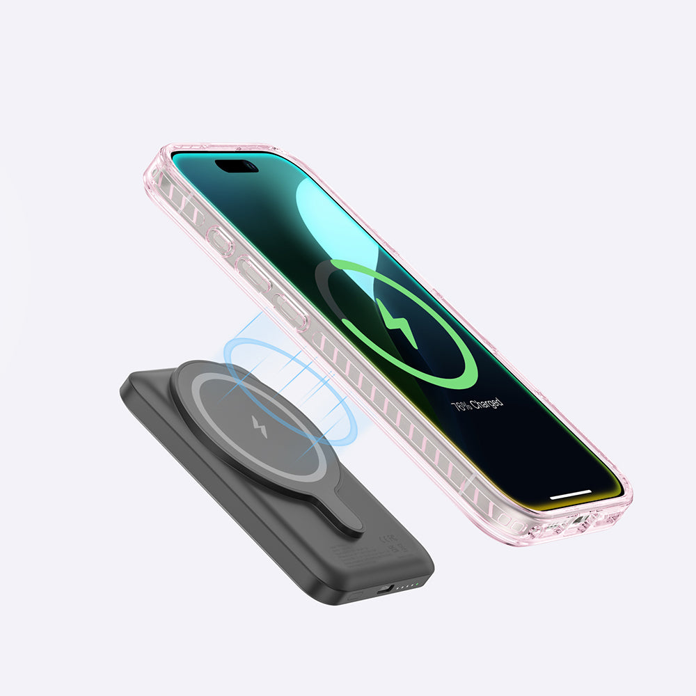 iPhone 16 Kılıf M-safe Şarj Özellikli Yüzük Standlı Amazingthing Titan Pro Serisi Kılıf