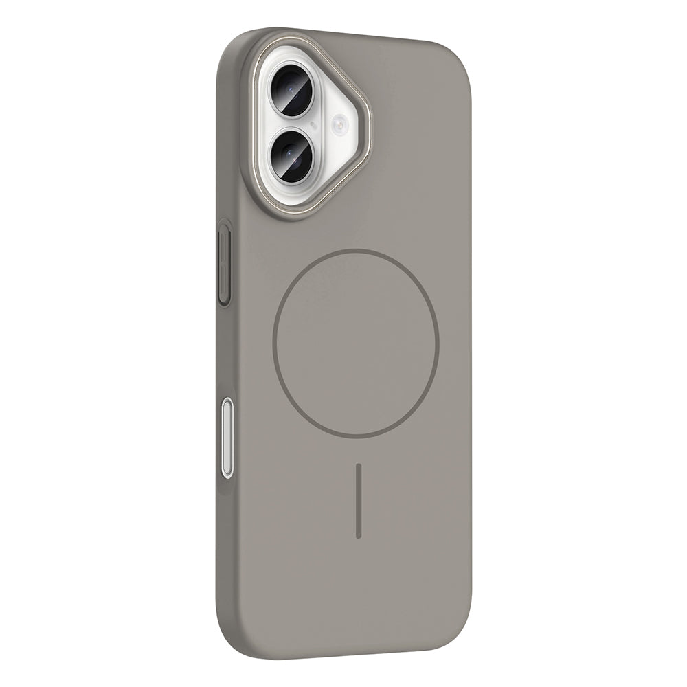 iPhone 16 Kılıf M-safe Şarj Özellikli Zore Ruby Sert Kılıf