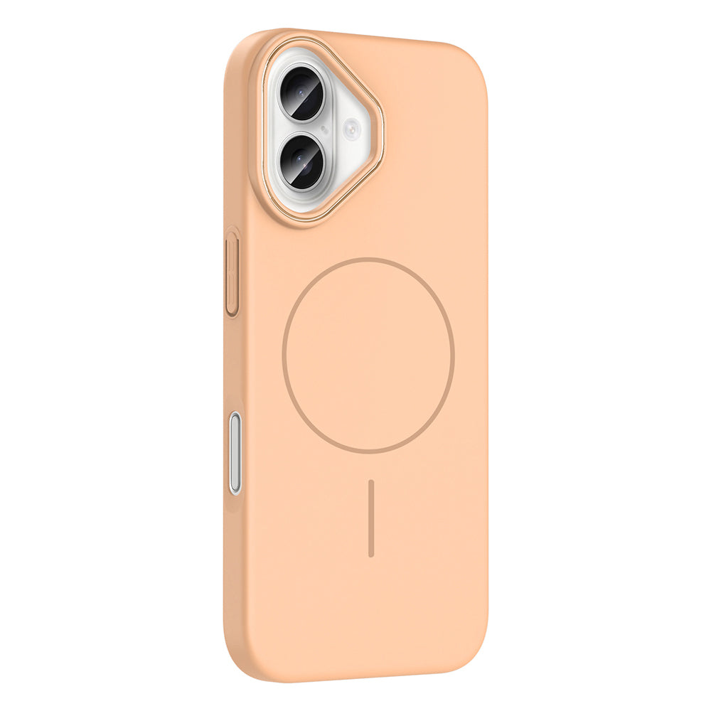 iPhone 16 Kılıf M-safe Şarj Özellikli Zore Ruby Sert Kılıf