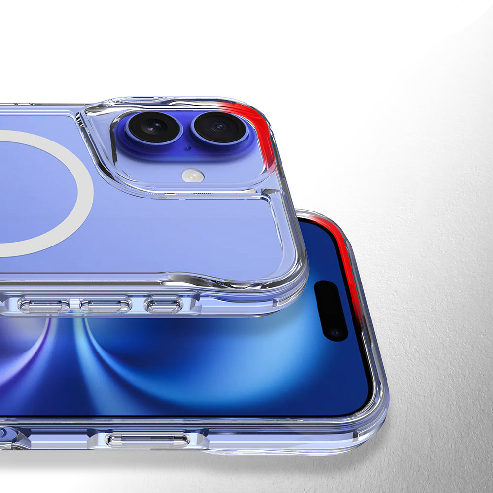 iPhone 16 Kılıf M-safe Şarj Özellikli Zore T-Max Standlı Kılıf