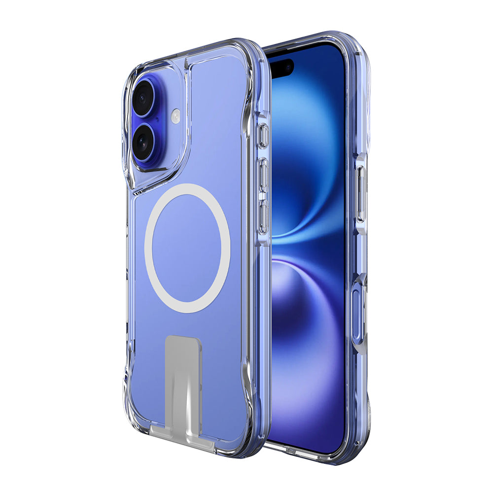 iPhone 16 Kılıf M-safe Şarj Özellikli Zore T-Max Standlı Kılıf