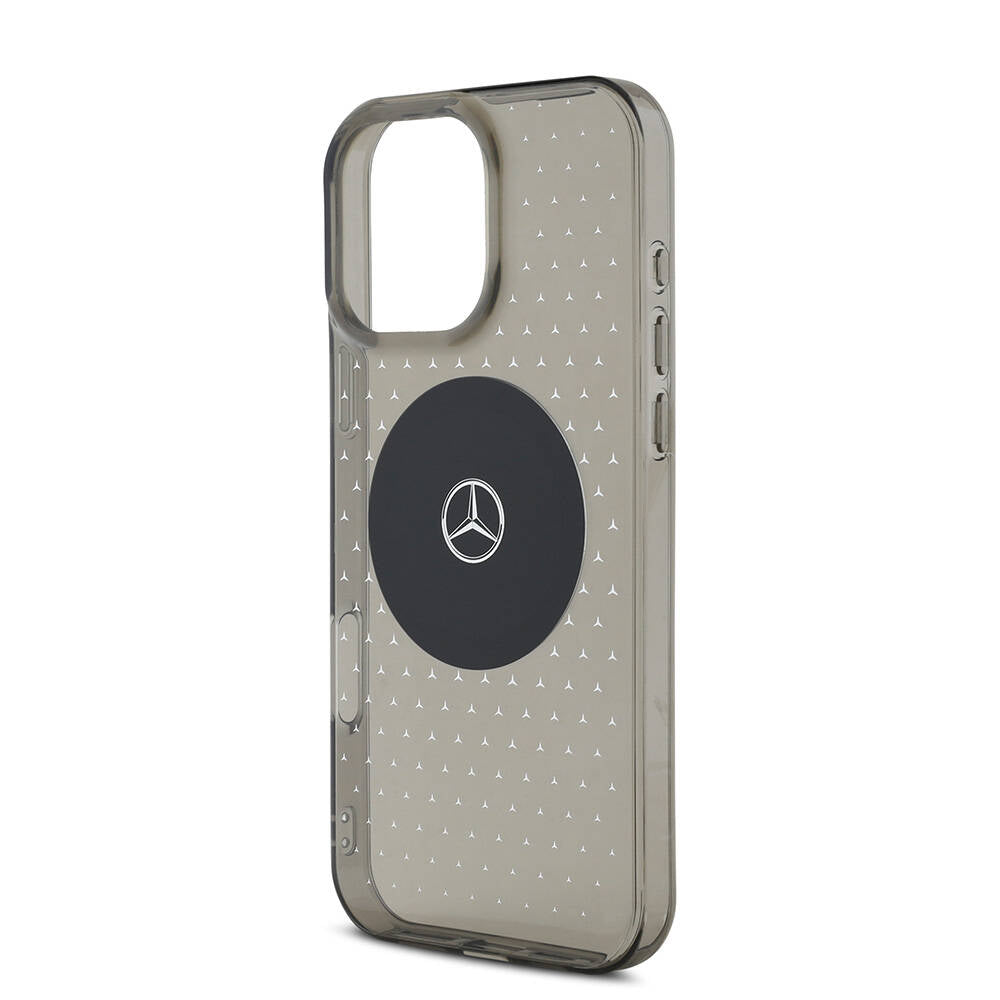 iPhone 16 Pro Max Kılıf Mercedes Benz Orijinal Lisanslı M-safe Şarj Özellikli Yıldız Desenli Transparan Kılıf