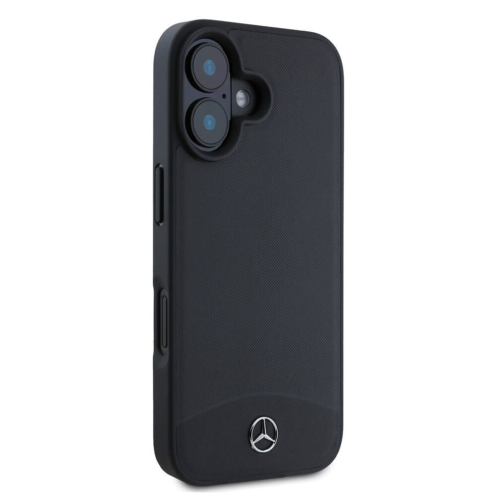 iPhone 16 Kılıf Mercedes Benz Orijinal Lisanslı M-safe Şarj Özellikli Dokulu ve Düz Deri Kılıf