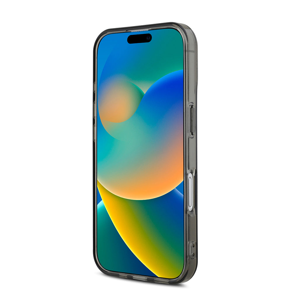 iPhone 16 Kılıf Mercedes Benz Orijinal Lisanslı M-safe Şarj Özellikli Saydam Yüzey Silver Ring Kılıf