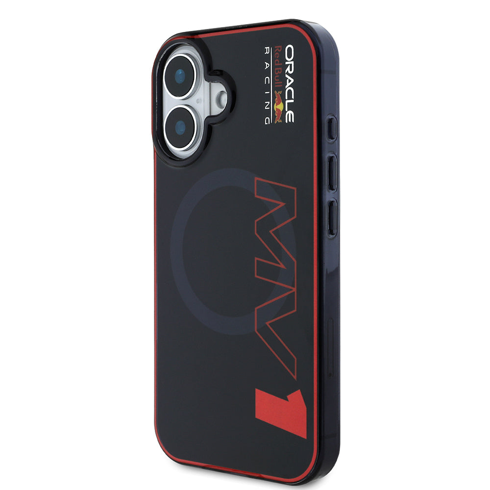 iPhone 16 Kılıf Redbull Orijinal Lisanslı M-safe Şarj Özellikli Çift Katmanlı Sert PC Büyük Boy MV Kılıf