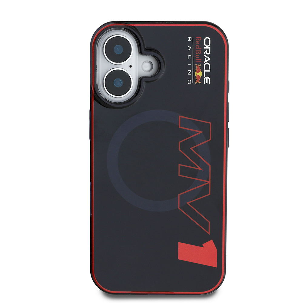 iPhone 16 Kılıf Redbull Orijinal Lisanslı M-safe Şarj Özellikli Çift Katmanlı Sert PC Büyük Boy MV Kılıf