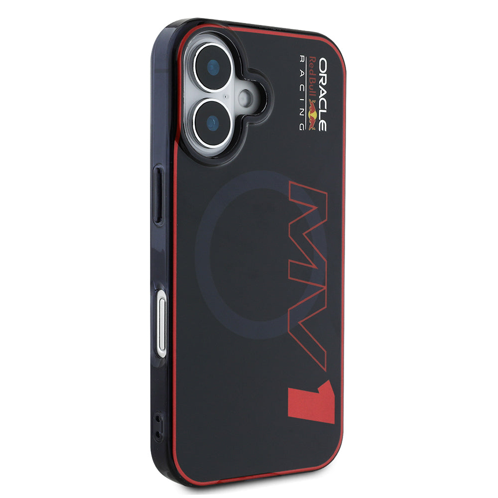 iPhone 16 Kılıf Redbull Orijinal Lisanslı M-safe Şarj Özellikli Çift Katmanlı Sert PC Büyük Boy MV Kılıf