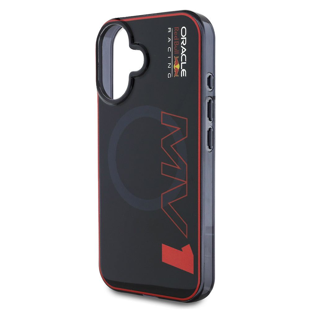 iPhone 16 Kılıf Redbull Orijinal Lisanslı M-safe Şarj Özellikli Çift Katmanlı Sert PC Büyük Boy MV Kılıf
