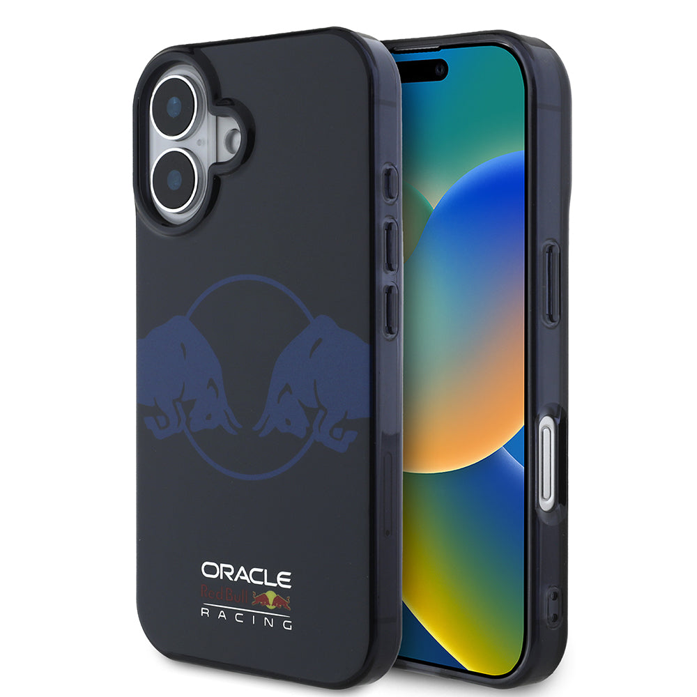 iPhone 16 Kılıf Redbull Orijinal Lisanslı M-safe Şarj Özellikli IML Çift Boğa Baskılı Sert PC Kılıf