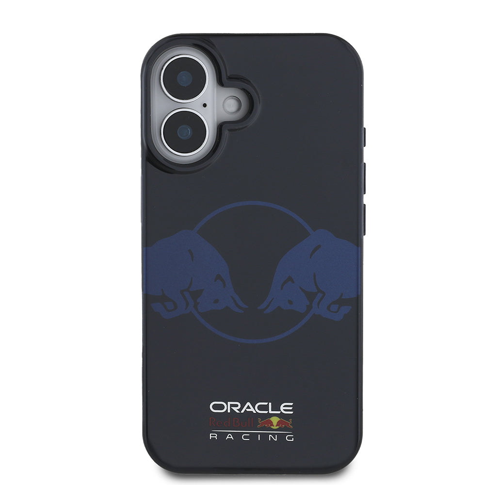 iPhone 16 Kılıf Redbull Orijinal Lisanslı M-safe Şarj Özellikli IML Çift Boğa Baskılı Sert PC Kılıf