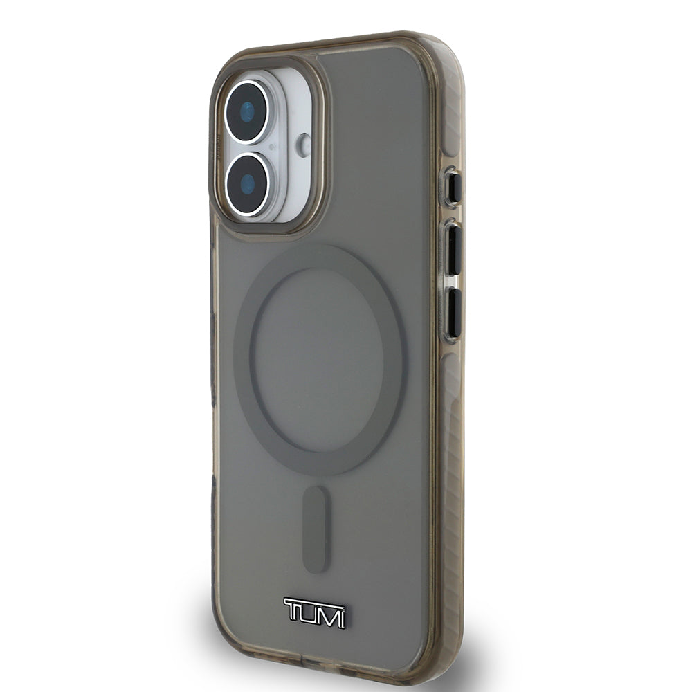 iPhone 16 Kılıf TUMI Orijinal Lisanslı M-safe Şarj Özellikli Airbagli Transparan Kılıf