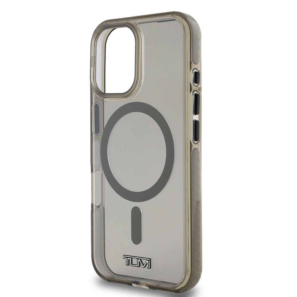 iPhone 16 Kılıf TUMI Orijinal Lisanslı M-safe Şarj Özellikli Airbagli Transparan Kılıf