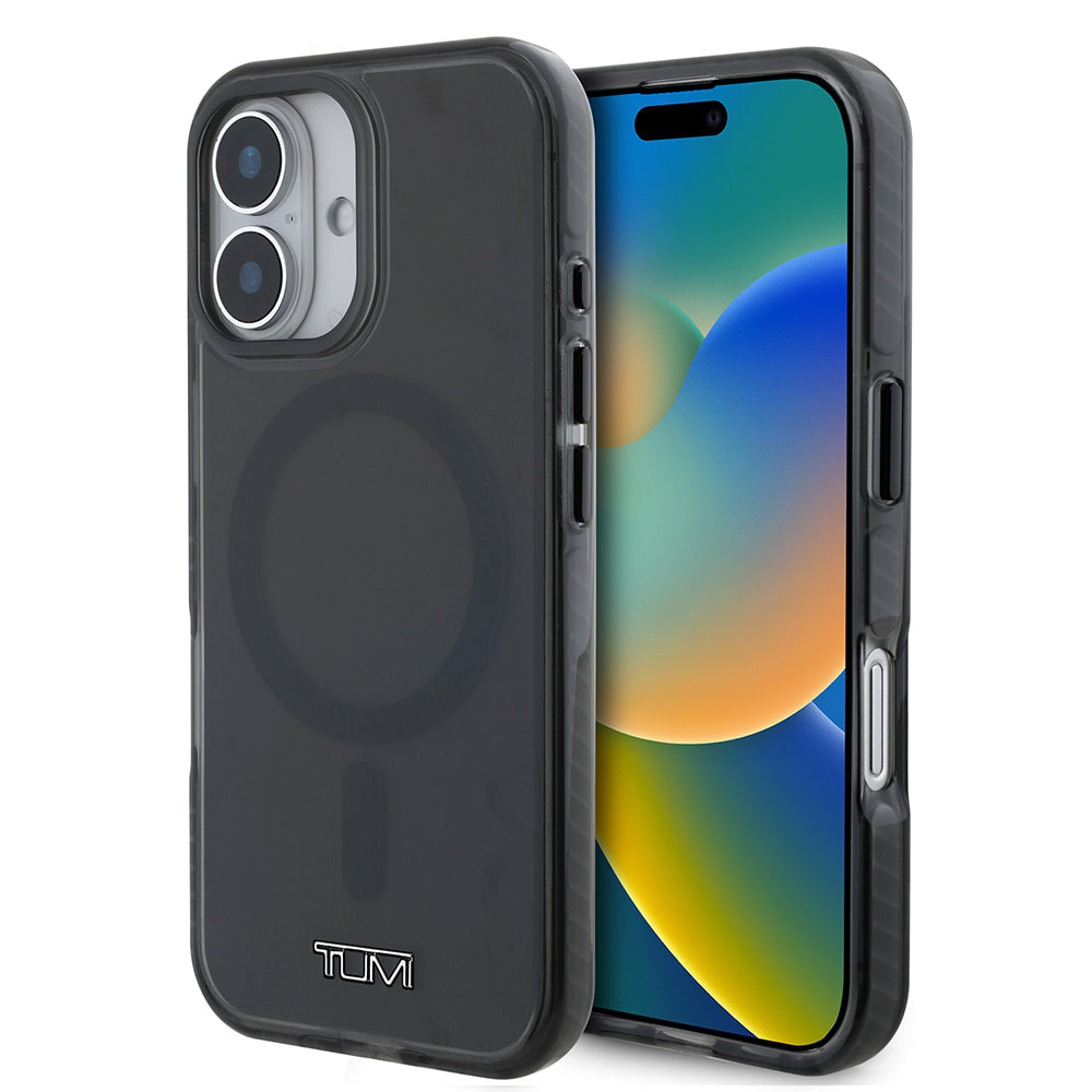 iPhone 16 Kılıf TUMI Orijinal Lisanslı M-safe Şarj Özellikli Airbagli Transparan Kılıf