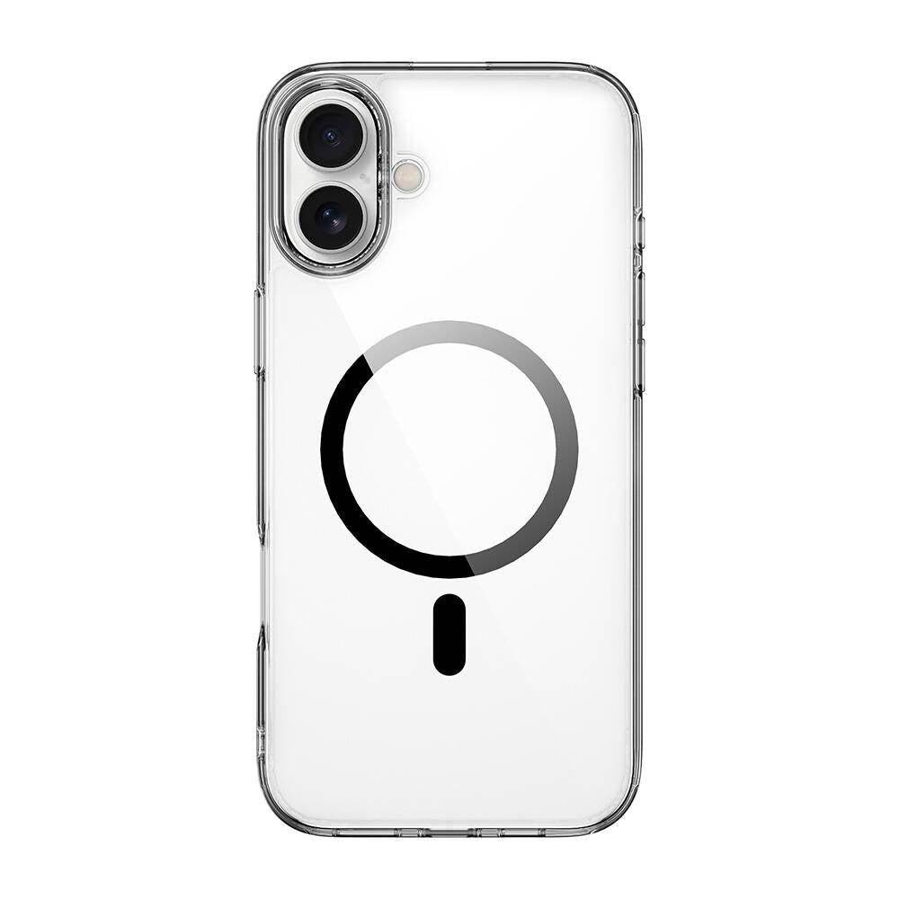 iPhone 16 Kılıf Wiwu MCC-101 iShield Pro Serisi M-safe Şarj Özellikli Crystal Sert PC Kılıf