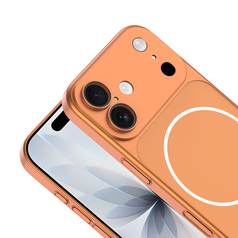iPhone 16 Kılıf Zore M-Safe Şarj Özellikli Kamera Korumalı Spark Kılıf