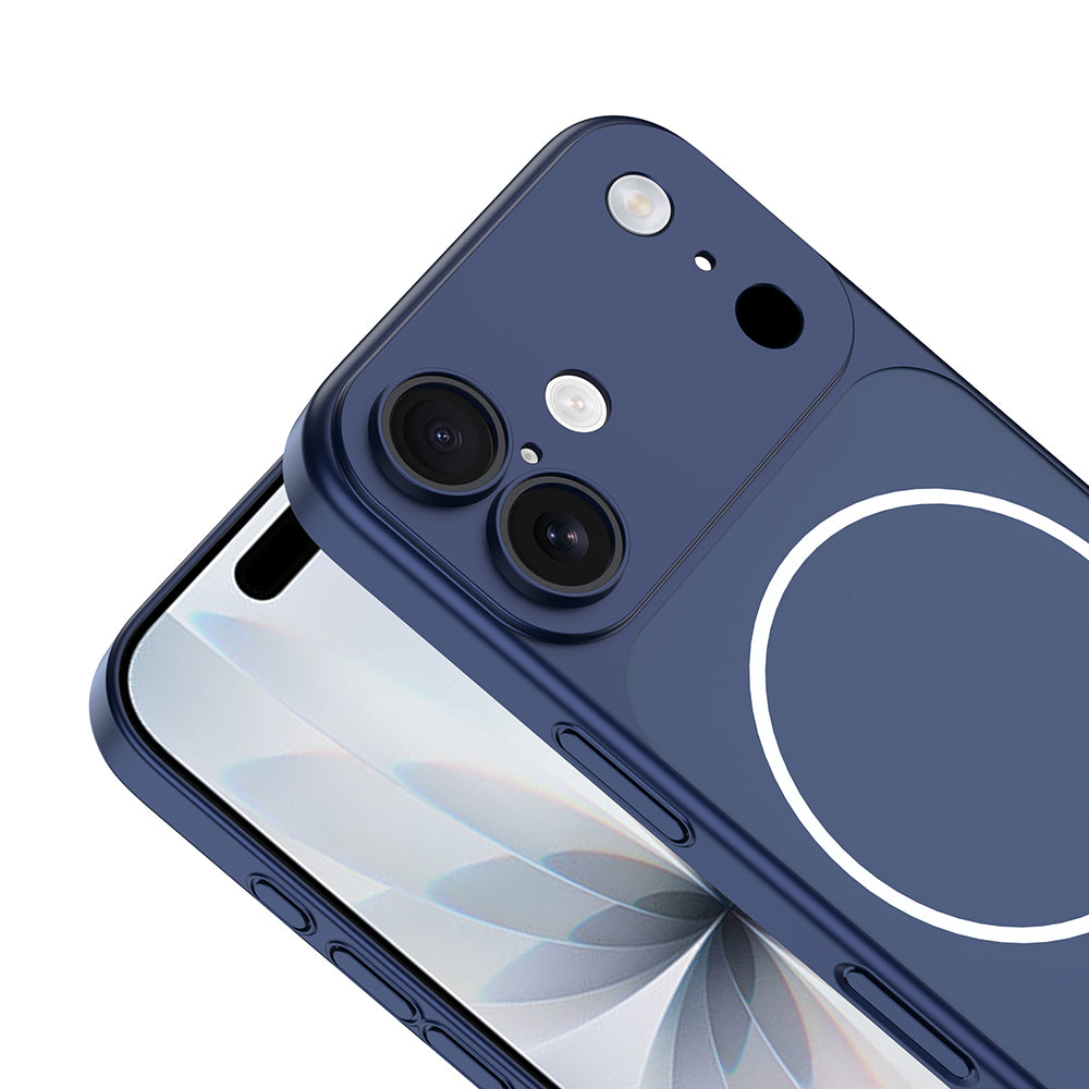 iPhone 16 Kılıf Zore M-Safe Şarj Özellikli Kamera Korumalı Spark Kılıf