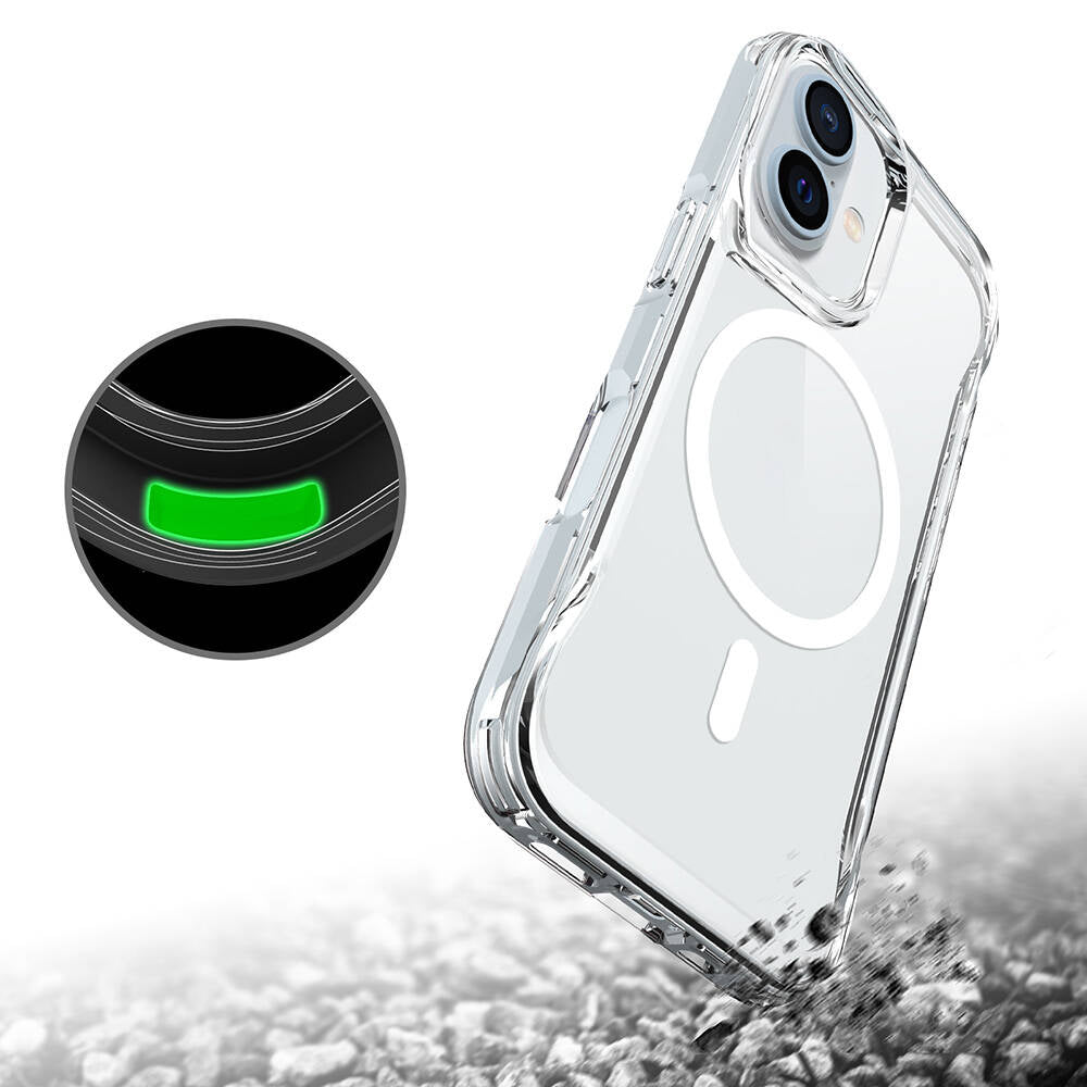 iPhone 16 Kılıf Zore M-safe Şarj Özellikli T-Max M-safe Kılıf