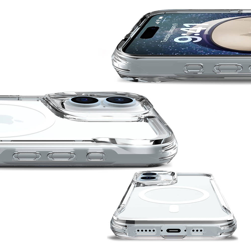 iPhone 16 Kılıf Zore M-safe Şarj Özellikli T-Max M-safe Kılıf