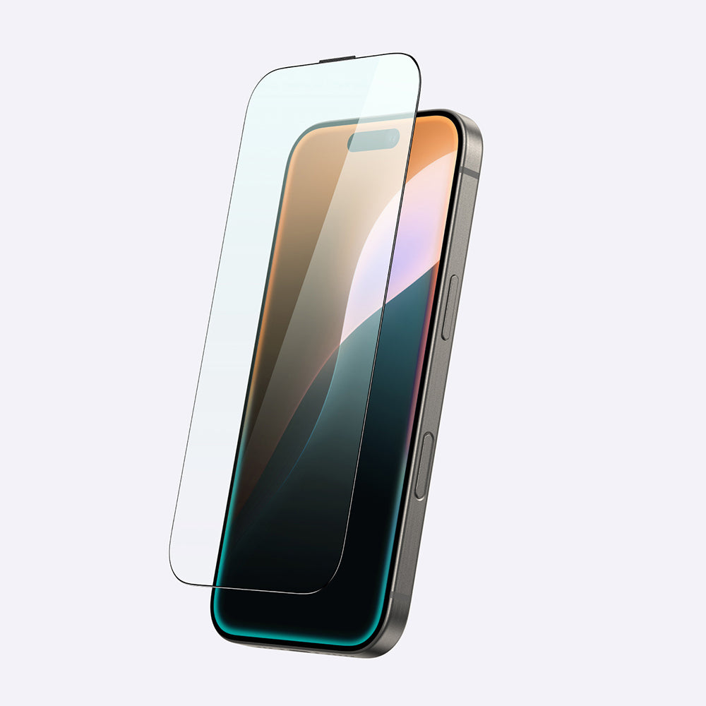iPhone 16 Plus Amazingthing Titan Max Parmak İzi Bırakmayan Temperli Cam Ekran Koruyucu