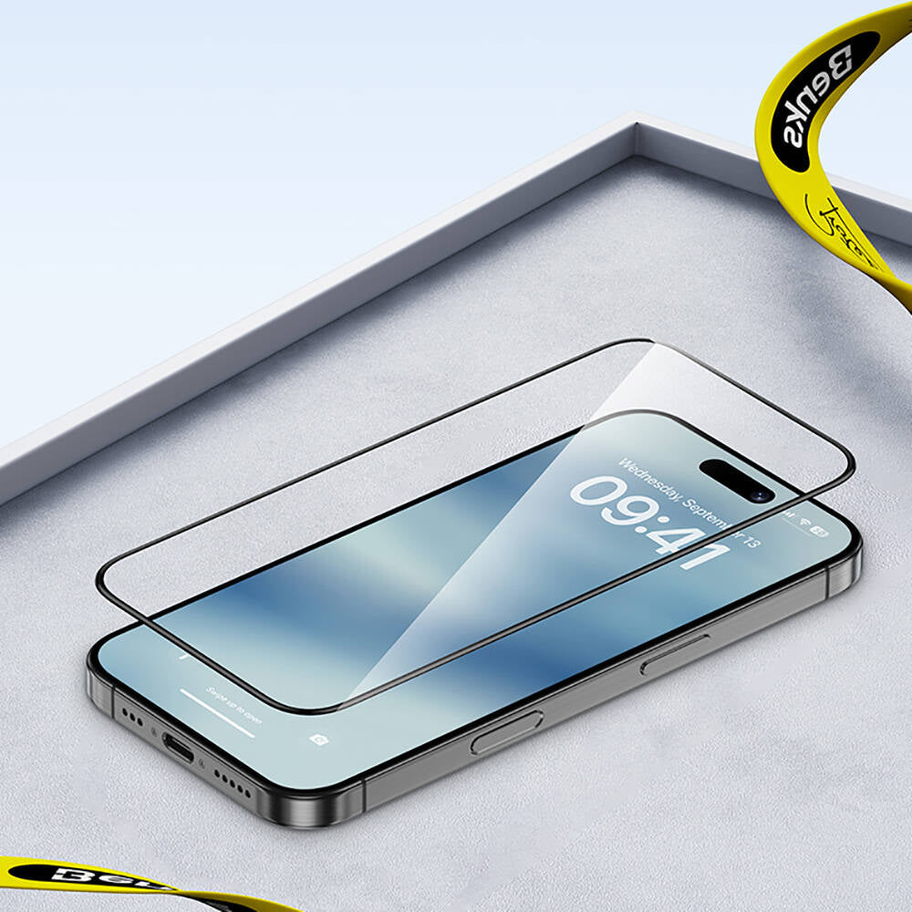 iPhone 16 Plus Benks Ultra Shield 0.4mm Ekran Koruyucu + Kolay Uygulama Aparatlı