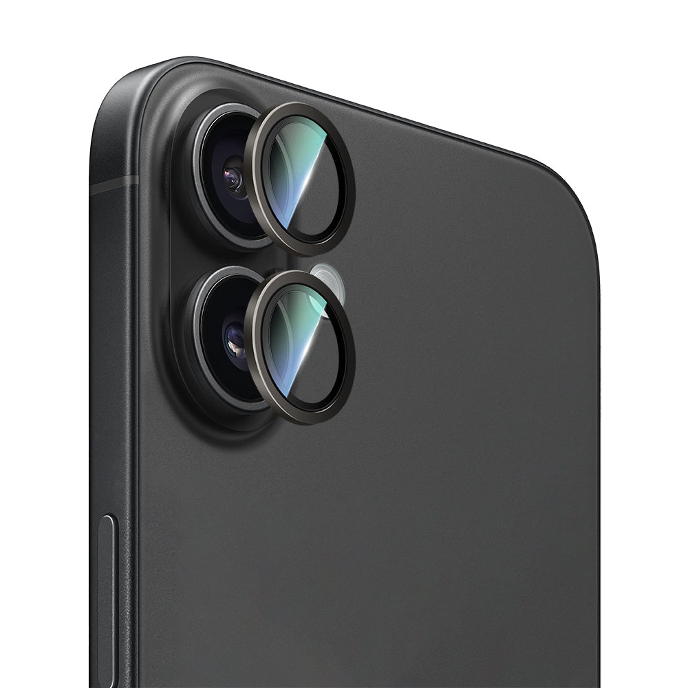 iPhone 16 Plus CaseWorld Alloy Serisi Oleofobik Anti Reflective Kamera Lens Koruyucu
