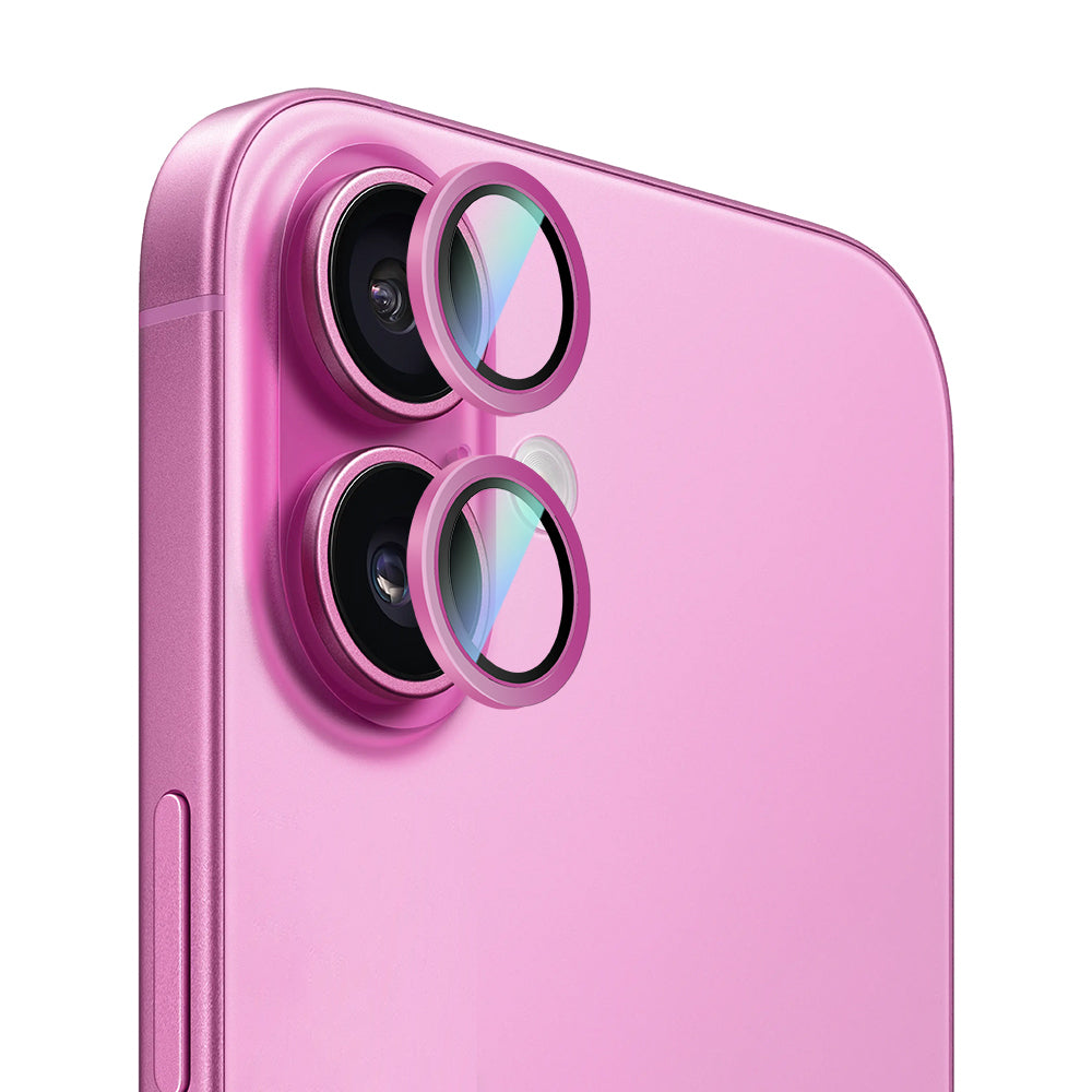 iPhone 16 Plus CaseWorld Alloy Serisi Oleofobik Anti Reflective Kamera Lens Koruyucu