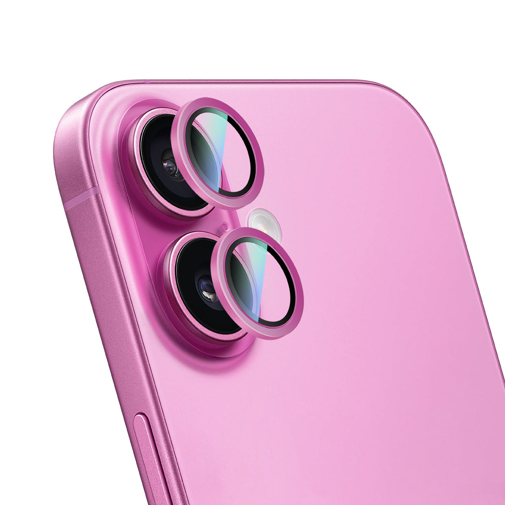iPhone 16 Plus CaseWorld Alloy Serisi Oleofobik Anti Reflective Kamera Lens Koruyucu