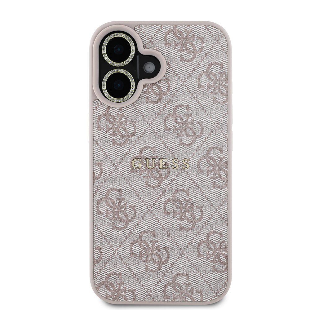 iPhone 16 Plus Guess Orijinal Lisanslı Kılıf + Ekran Koruyucu + Lens Koruyucu 3in1 Aksesuar Seti