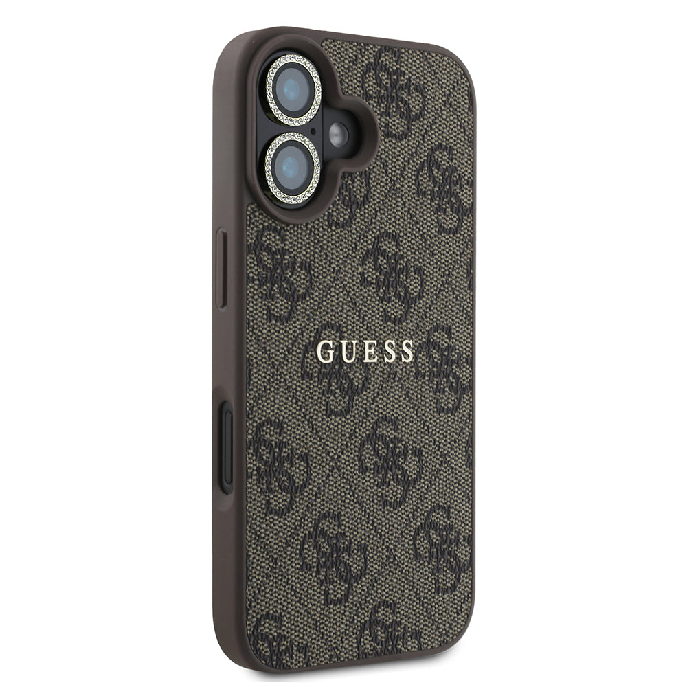 iPhone 16 Plus Guess Orijinal Lisanslı Kılıf + Ekran Koruyucu + Lens Koruyucu 3in1 Aksesuar Seti