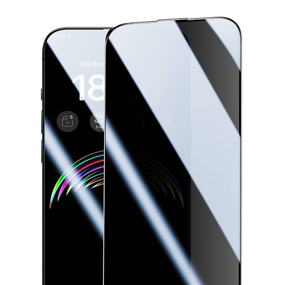 iPhone 16 Plus Hidrofobik Ve Oleofobik Özellikli Benks Privacy Air Shield 0.4mm Ekran Koruyucu 10'lu Paket