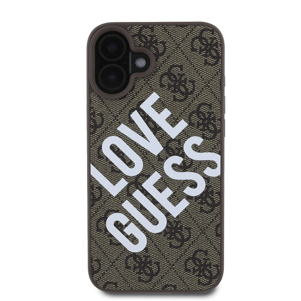 iPhone 16 Plus Kılıf Guess Orijinal Lisanslı Big Love Guess Kılıf