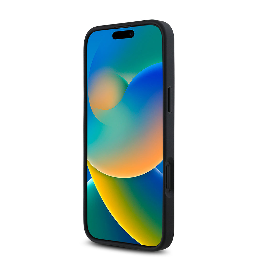 iPhone 16 Plus Kılıf Guess Orijinal Lisanslı M-safe Şarj Özellikli Gül Baskılı 4G Desenli Yazı Logolu Kılıf