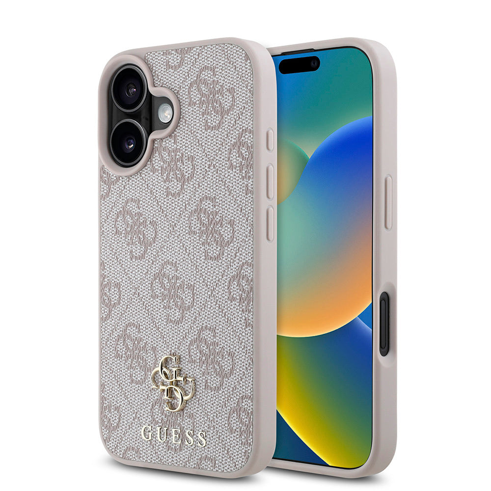 iPhone 16 Plus Kılıf Guess Orijinal Lisanslı M-safe Şarj Özellikli Small 4G Classic Kılıf