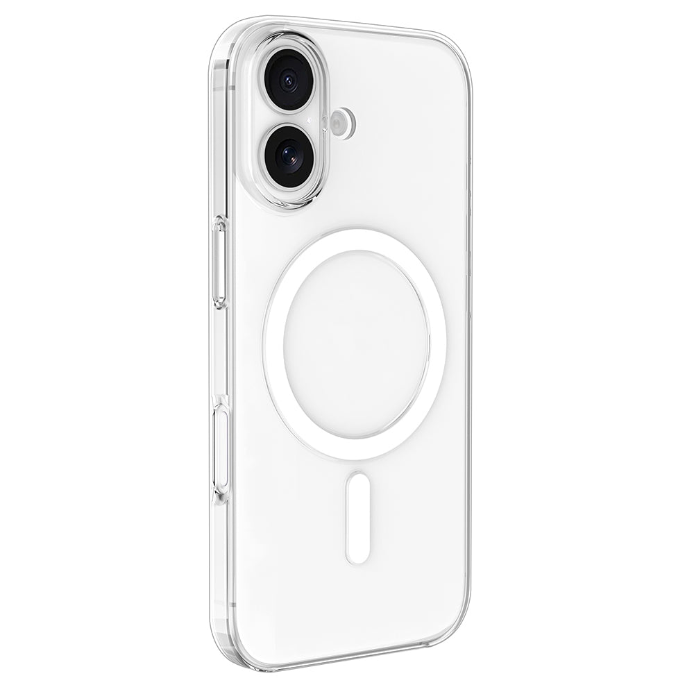 iPhone 16 Plus Kılıf IC Çipli Zore Wireless Şarj Özellikli Şeffaf Orjin Kılıf