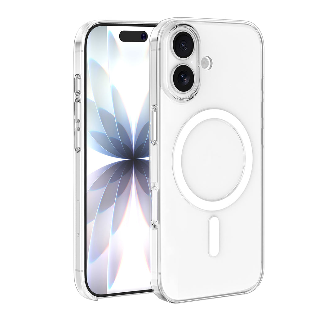 iPhone 16 Plus Kılıf IC Çipli Zore Wireless Şarj Özellikli Şeffaf Orjin Kılıf