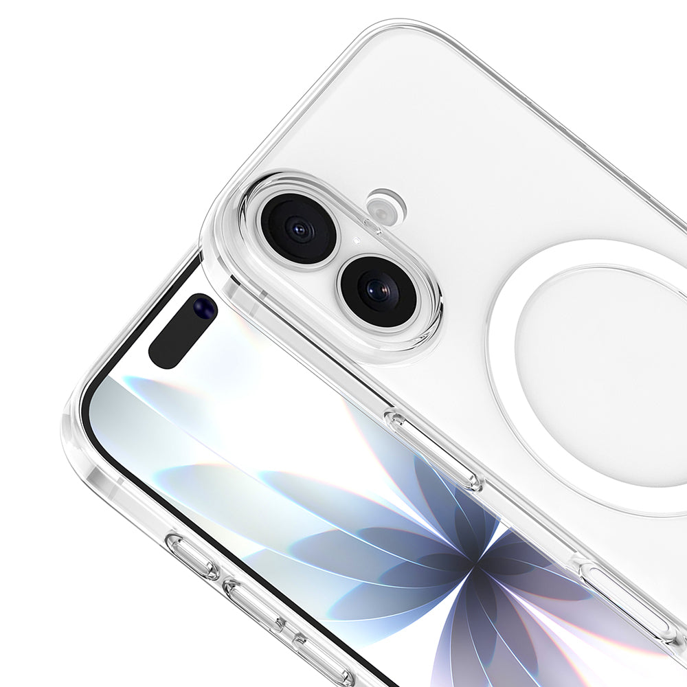 iPhone 16 Plus Kılıf IC Çipli Zore Wireless Şarj Özellikli Şeffaf Orjin Kılıf