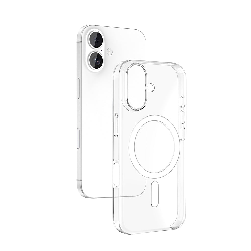 iPhone 16 Plus Kılıf IC Çipli Zore Wireless Şarj Özellikli Şeffaf Orjin Kılıf