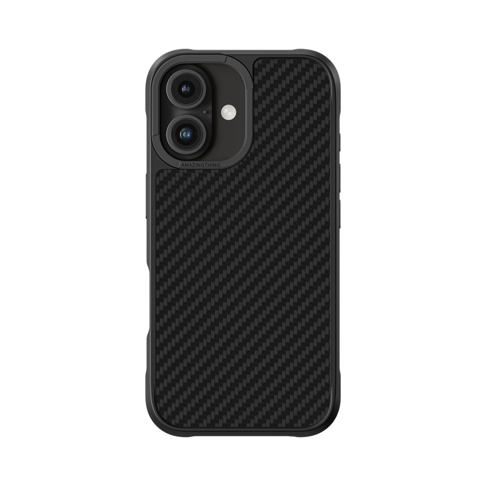 iPhone 16 Plus Kılıf M-safe Şarj Özellikli 1500D Aramid Fiber Amazingthing Titan Max Serisi Kılıf